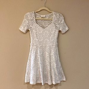 White Lace Dress from Urban Outfitters